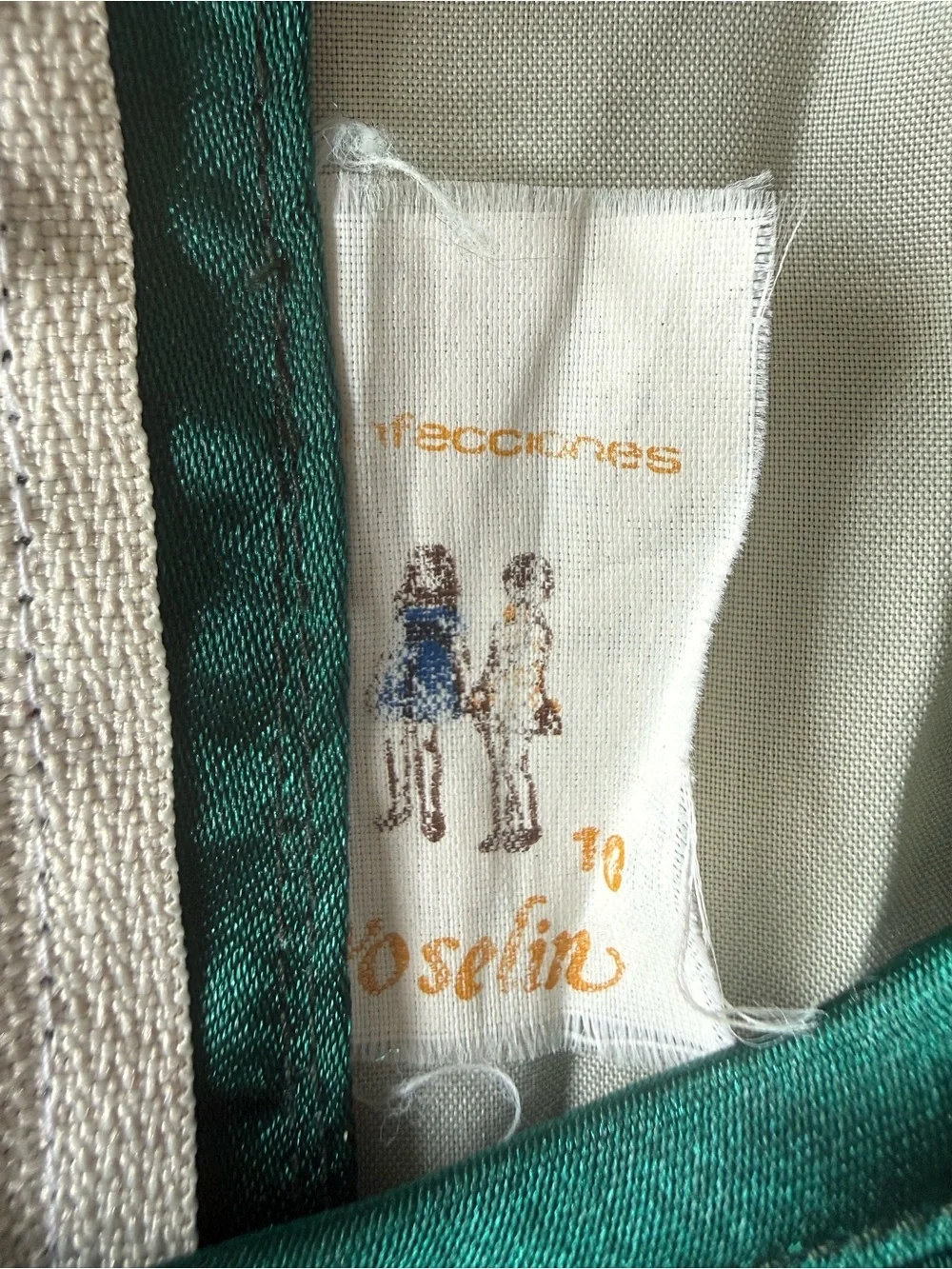 Girls American girl doll costume dress vintage Sz 10